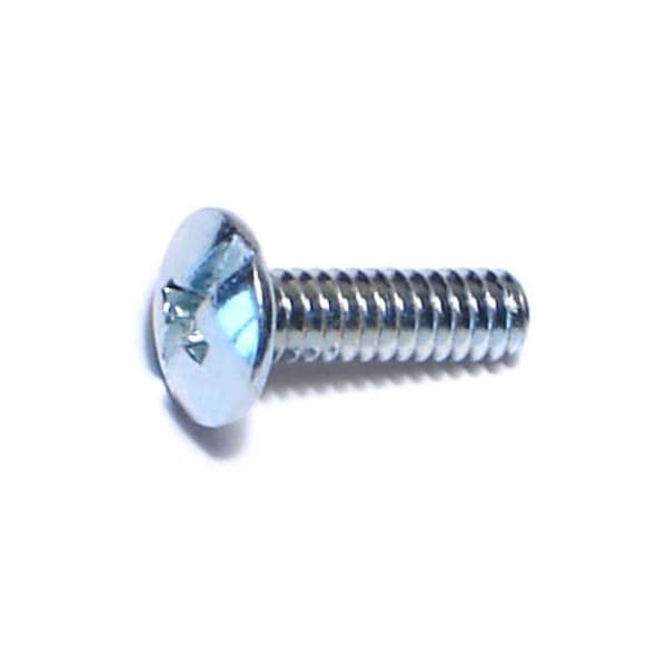 Midwest Fastener #6-32 x 1/2 in Combination Phillips/Slotted Truss Machine Screw, Zinc Plated Steel, 50 PK 36081 - main